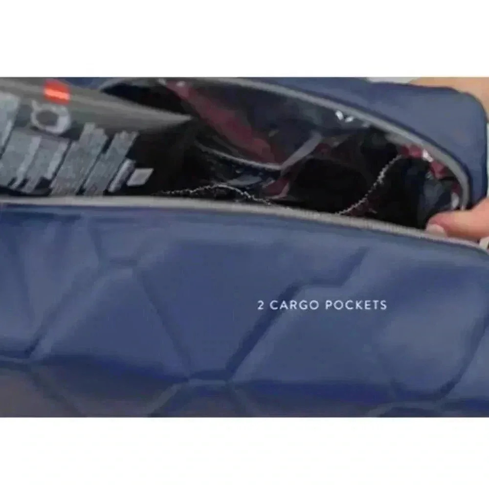 LUG Bumper Satin Luxe VL (Vegan Leather) Cosmetic Case / Toiletry Case - Indigo - Picture 14 of 15